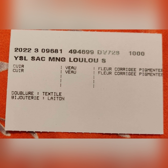 YSL small loulou so black - Picture 14 of 14